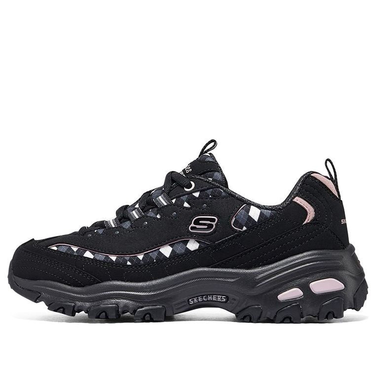 (WMNS) Skechers Sport D'Lites Fancy Leopard 10 'Black Pink' 896271-BKMT