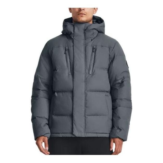 Under Armour ColdGear Infrared Down Crinkle Jacket 'Pitch Grey' 1378830-002