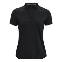 (WMNS) Under Armour Zinger Polo Shirt 'Black' 1363949-001