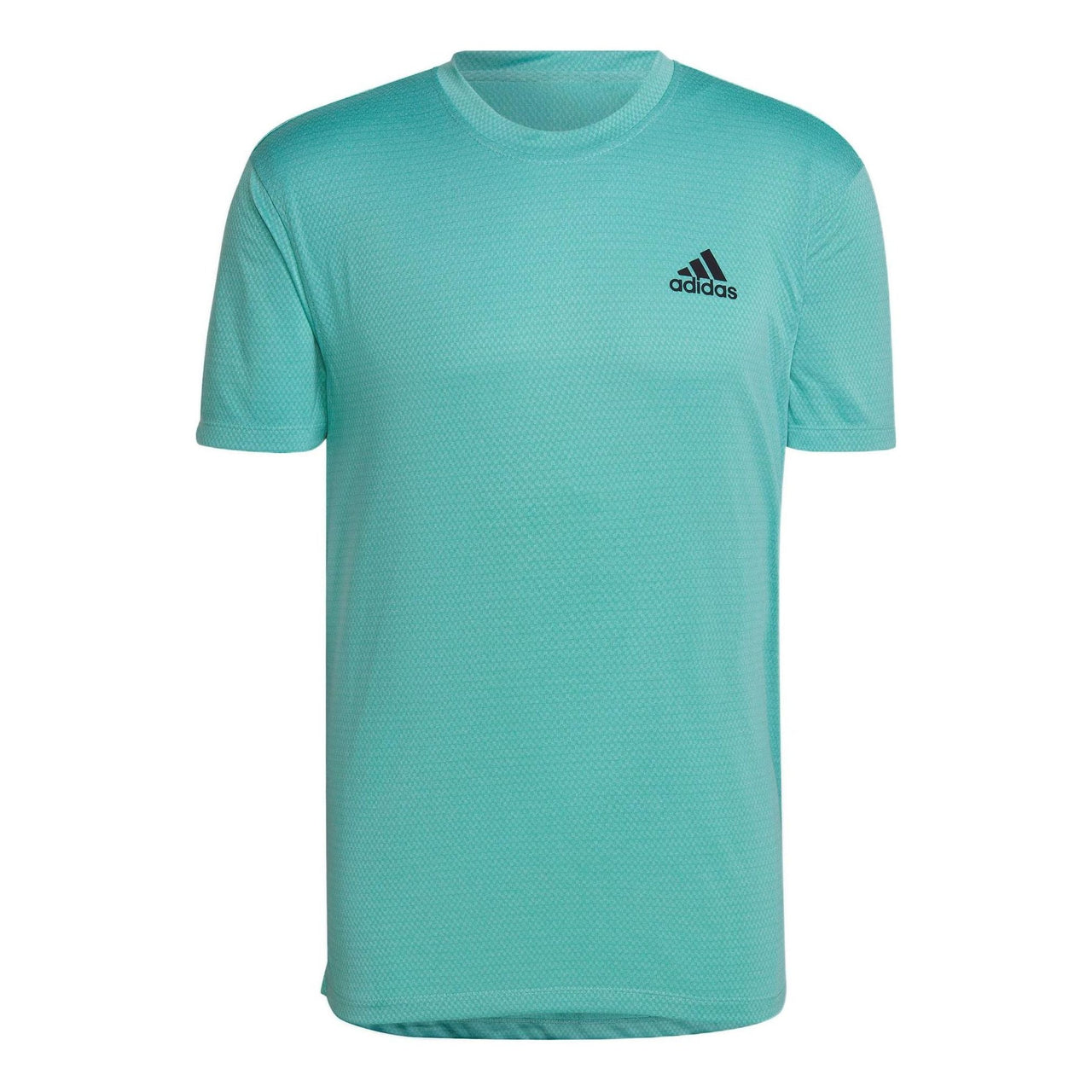 Men's adidas Alphabet Logo Printing Round Neck Short Sleeve Green T-Shirt HT9057