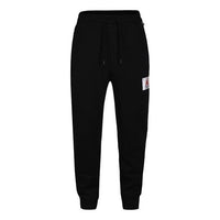 Air Jordan Flight Fleece logo Athleisure Casual Sports Long Pants Black CV6149-010