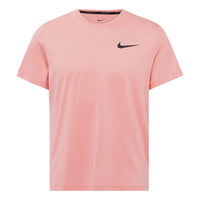 Nike Pro Dri-FIT Solid Color Casual Sports Quick Dry Round Neck Short Sleeve Pink CZ1182-827