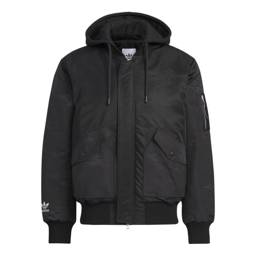 adidas Originals Padded MA Jacket Asia Sizing 'Black' IX4232