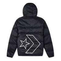 Converse Classic Casual Warm Hooded Down Jacket 'Black' 10023695-001
