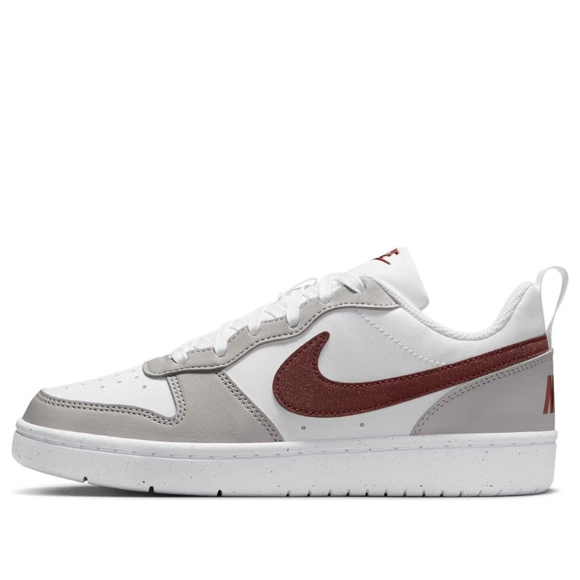 (GS) Nike Court Borough Receaft 'White Dark Pony Iron Ore' FZ1024-100