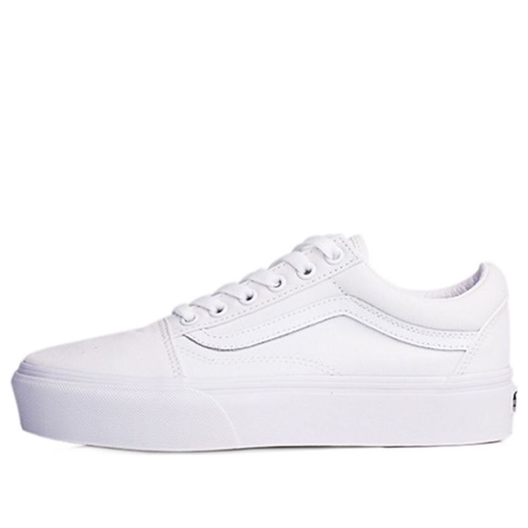 (WMNS) Vans Old Skool Platform 'True White' VN0A3B3UW00