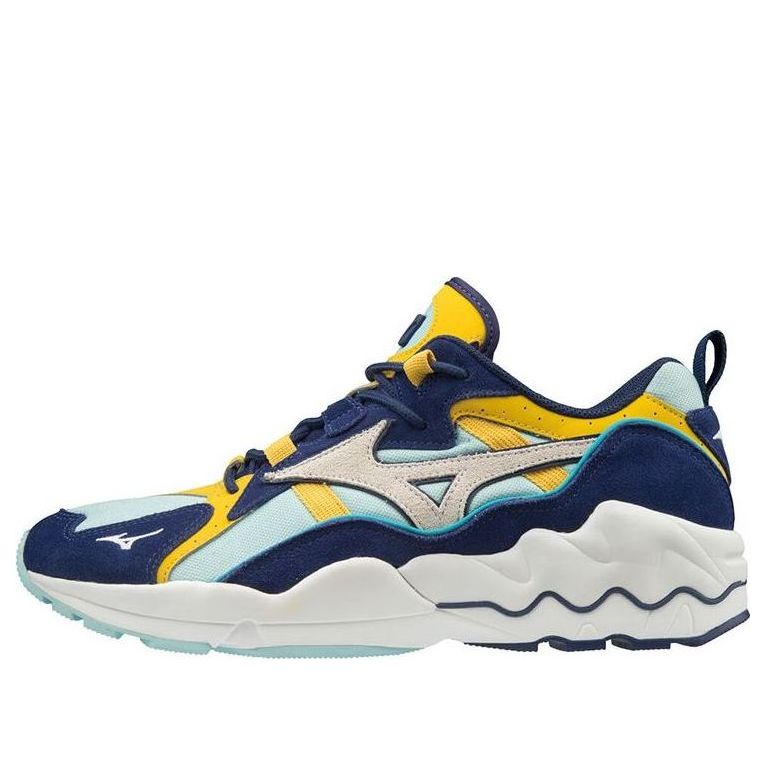 Mizuno Wave Rider 1 OG 'Dark Blue Yellow White' D1GA193214