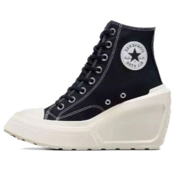(WMNS) Converse Chuck 70s De Luxe Wedge High Top 'Black' A06478C