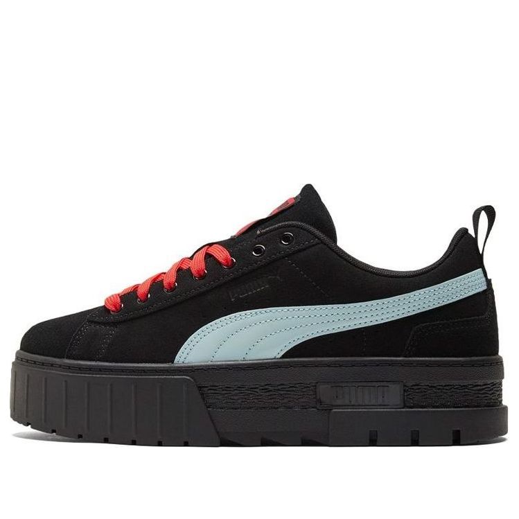 (WMNS) PUMA Dua Lipa x Mayze Suede 'Black Blue Glow' 387294-05
