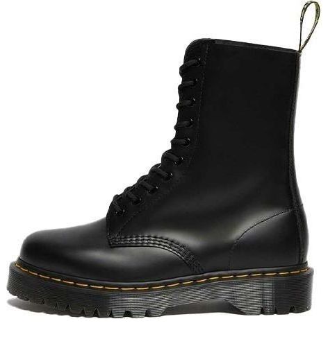 Dr.Martens 1490 Bex Smooth Leather Mid Calf Boots 'Black' 26202001