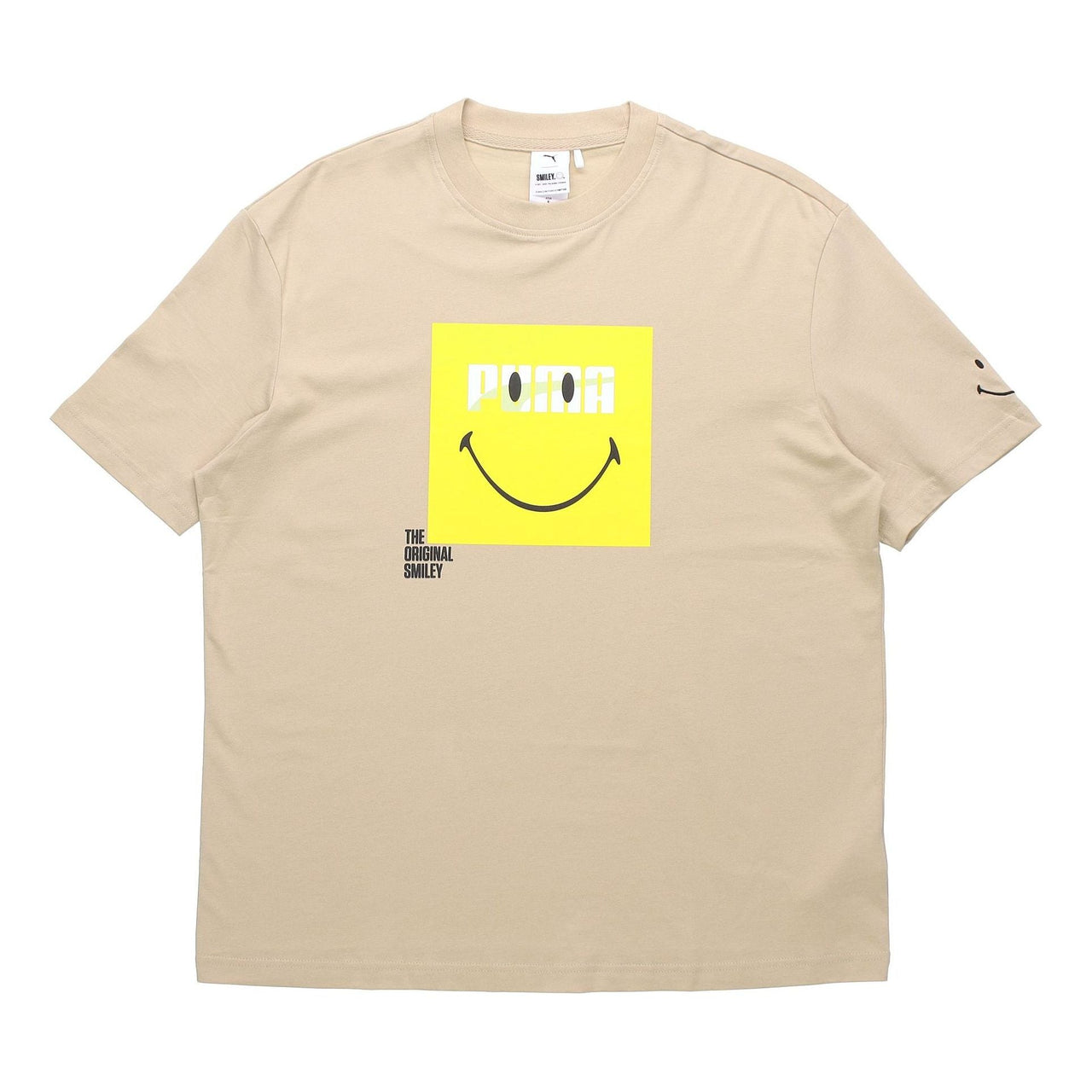 (WMNS) PUMA x Smiley Unisex Sports Round-neck Tee Khaki 532907-12