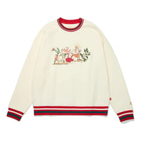 (WMNS) Li-Ning Rijindoujin Cartoon Graphic Sweatshirt 'Beige' AWDT074-6