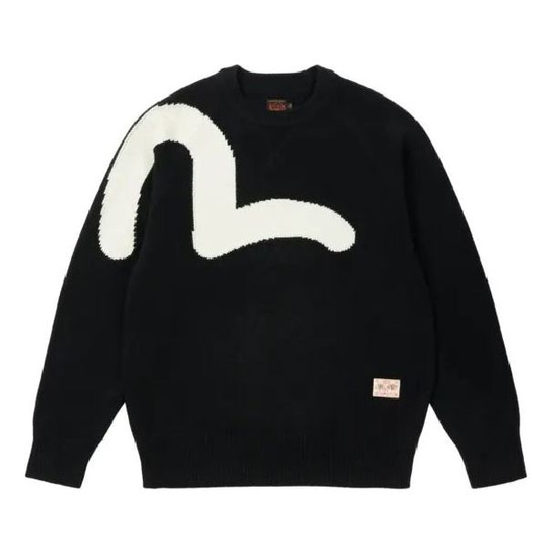 Palace X Evisu Seagull Knit Sweater 'Black' P21EVKW001
