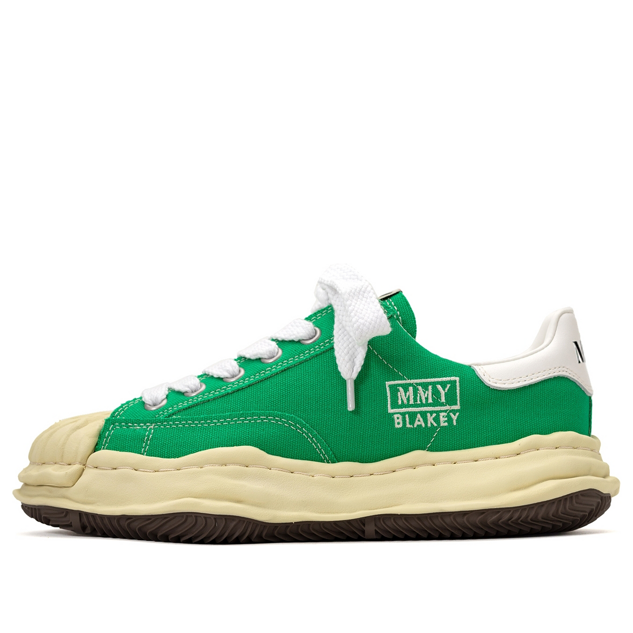 Maison MIHARA YASUHIRO BLAKEY VL OG Sole Canvas Low-top Sneaker 'Green' A09FW732-GRN