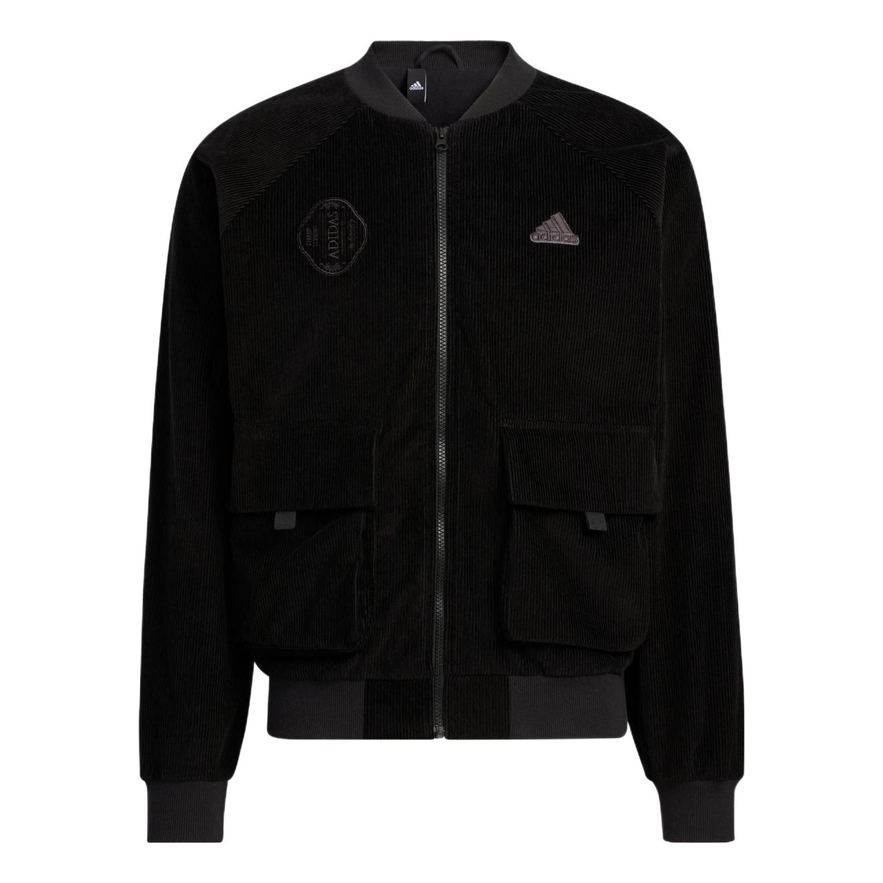 adidas St Cord Woven Jacket 'Black' HR4445