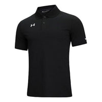 Men's Under Armour Sports lapel Training Short Sleeve Polo Shirt Black 21500536-001