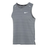 Nike Dri-fit Casual Sports Quick Dry Running Breathable Sleeveless Vest Gray CU5983-084