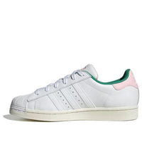 (WMNS) adidas Superstar 'White Pink Green Chenille' IF7611