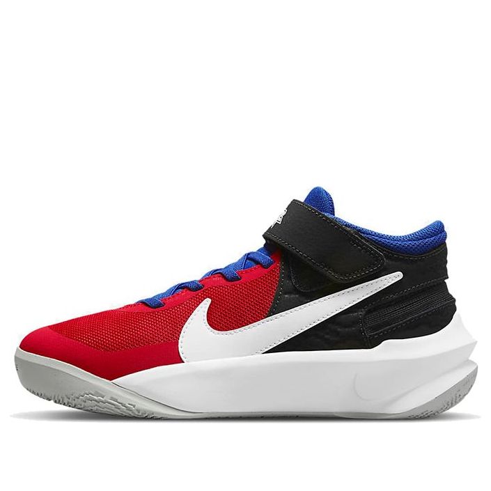 (GS) Nike Team Hustle D10 FlyEase 'University Red Game Royal' DD7303-005