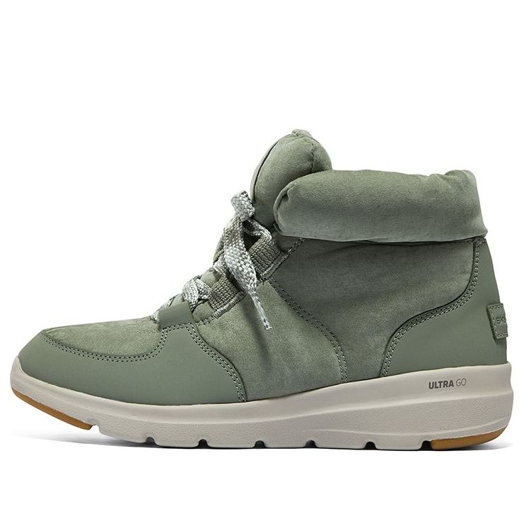 (WMNS) Skechers Glacial Ultra 'Trend Up - Olive' 144194-OLV