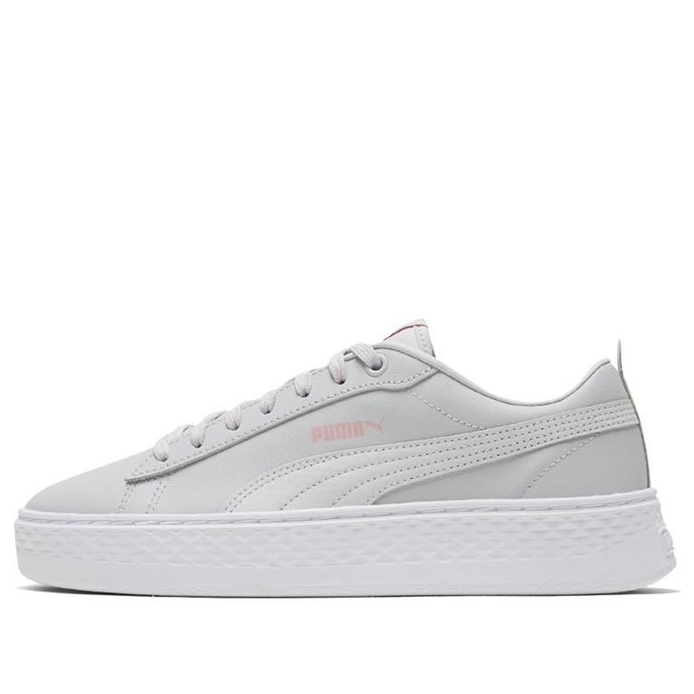 (WMNS) PUMA Smash Platform Q4 Polka 'Grey' 369833-02
