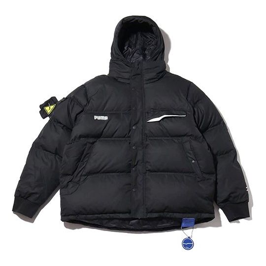 PUMA x Ader Error Down Puffer Coat 'Black White' 595534-01