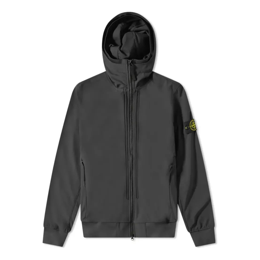 STONE ISLAND Soft Shell-r Hooded Jacket 'Black' 761540427-V0029