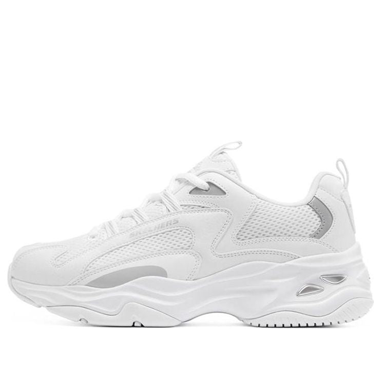 (WMNS) Skechers D'lites 4.0 'White Silver' 149562-WSL