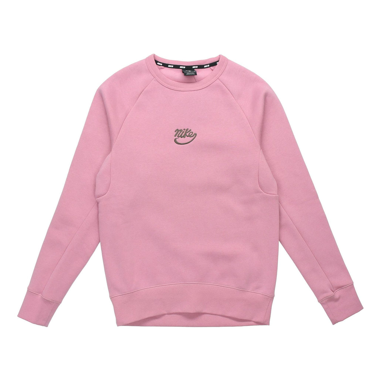 Nike SB Icon Skateboard Fleece Round Neck Pullover Pink 885846-678