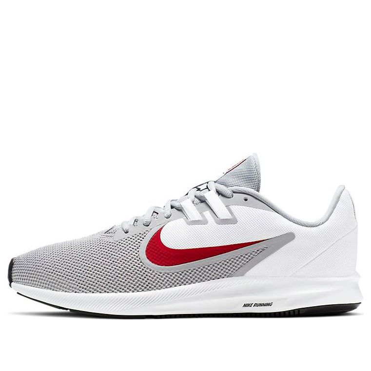 Nike Downshifter 9 'Wolf Grey Red' AQ7481-006