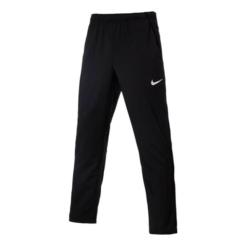 Men's Nike Dri-fit Team Solid Color Logo Straight Sports Pants/Trousers/Joggers Black DM6627-010