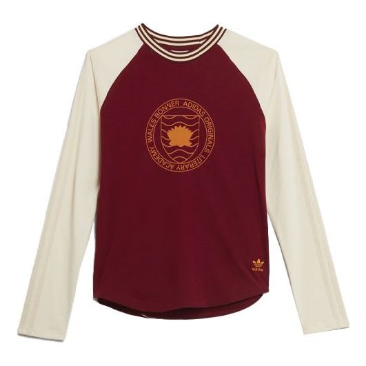 adidas x Wales Bonner Long Sleeves T-Shirt 'Wine Red' HC1651
