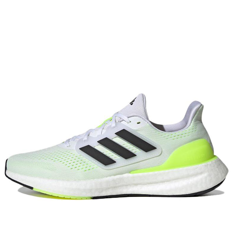 adidas PureBoost 23 Shoes 'Cloud White Black Lucid Lemon' IF2379