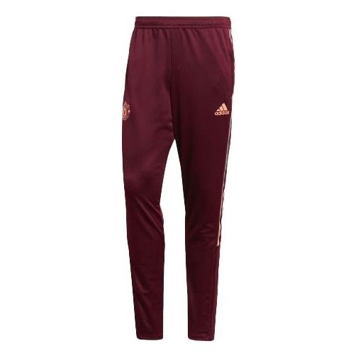adidas Mufc Travel Pnt Manchester United Soccer/Football Sports Long Pants Red FR3868