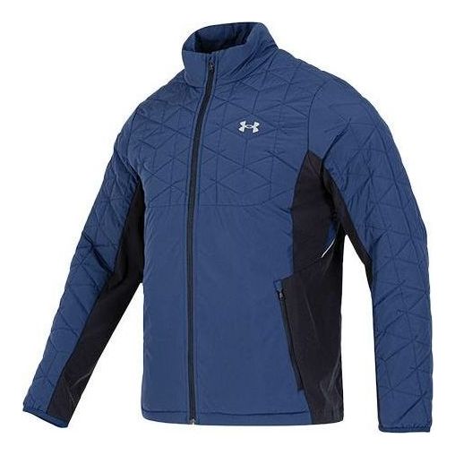 Under Armour UA ColdGear Reactor Storm Hybrid Full Zip Golf Jacket 'Blue' 1364642-408