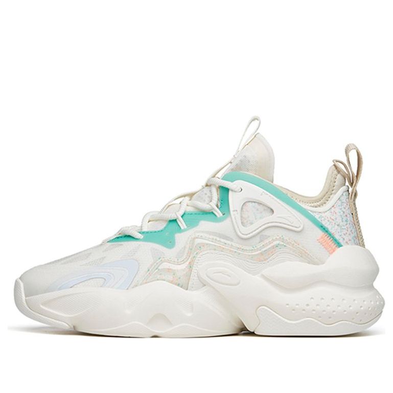 (WMNS) ANTA Badao 'White Green Yellow' 122228080-1