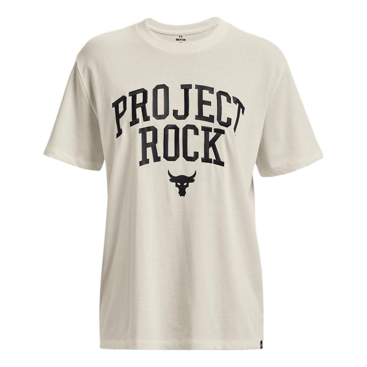 (WMNS) Under Armour Project Rock Heavyweight T-shirt 'White' 1377449-130