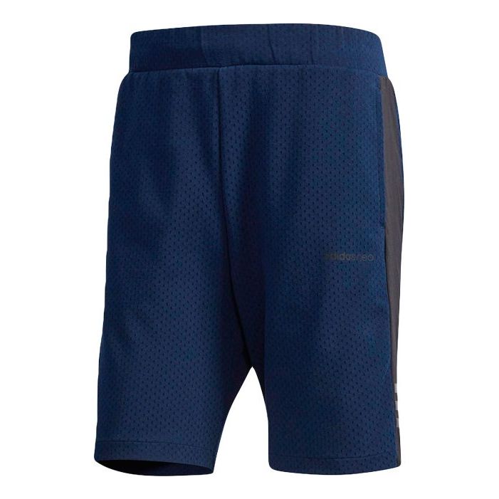 adidas neo M Cs Cnt Gr St2 Casual Breathable Sports Knit Shorts Blue DN7414
