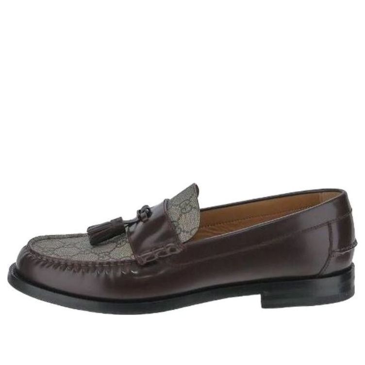 Gucci Kaveh GG Supreme Tassle Loafer 'Bordeux' 673817-17X30-6060