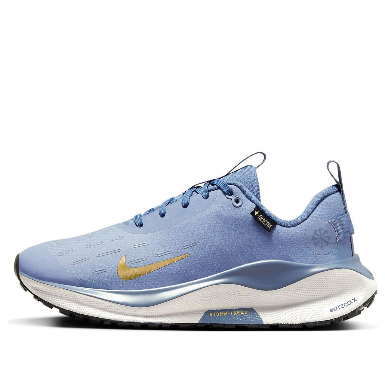 (WMNS) Nike ReactX Infinity Run 4 GORE-TEX 'Ashen Slate Metallic Gold' FB2197-400