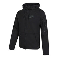 Nike Tech-Pack Logo Knit Hooded Jacket Black DD5285-010