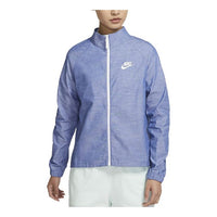(WMNS) Nike Sportswear Casual Stand Collar Woven Sports Jacket Purple Light purple DM1185-411