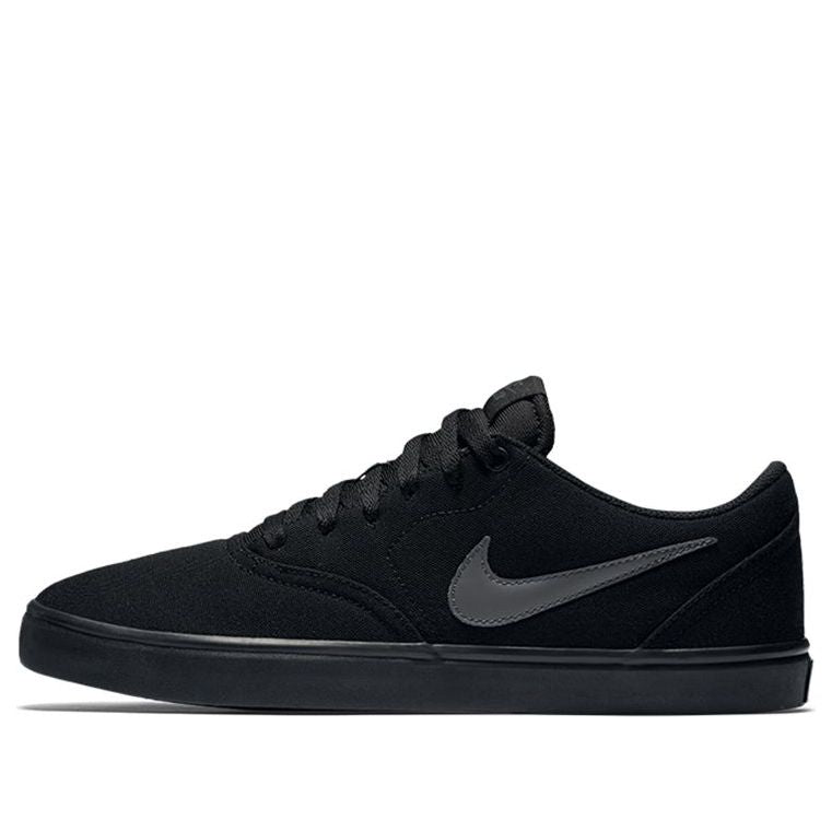 Nike Check Solarsoft Canvas SB 'Triple Black' 843896-002