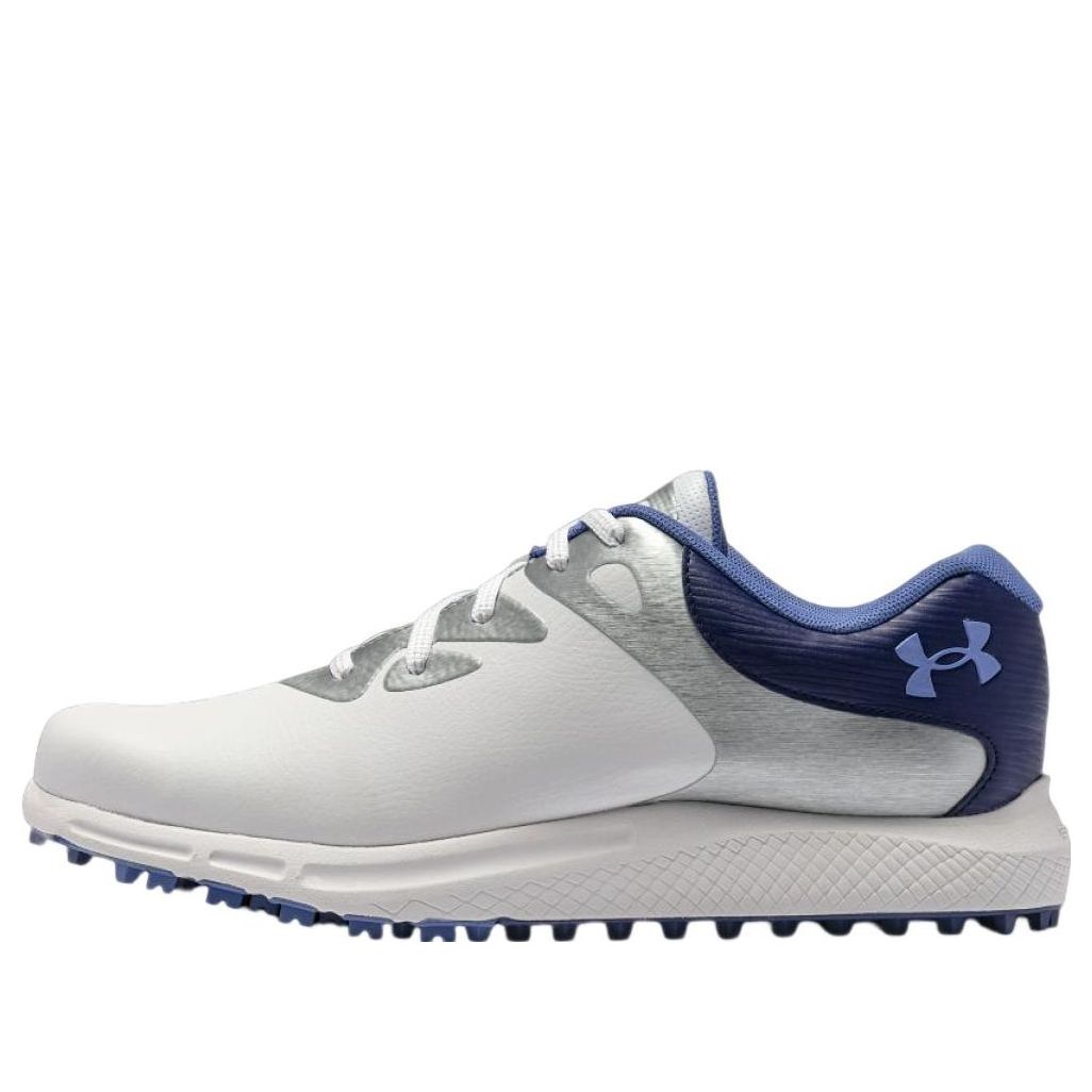 (WMNS) Under Armour Charged Breathe 2 Spikeless Golf 'White Purple' 3026403-100