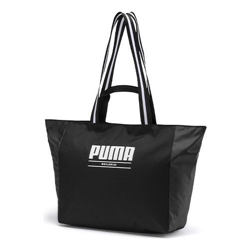 (WMNS) PUMA Core Base Large Shopper Bag 'Black White' 076569-01