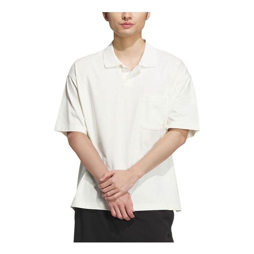 adidas Relaxed Polo Shirt Asia Sizing 'White' IT3932