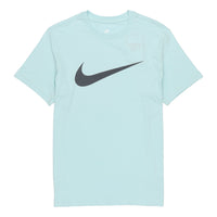 Men's Nike Solid Color Large Logo Printing Round Neck Short Sleeve Light Green T-Shirt BV0628-382