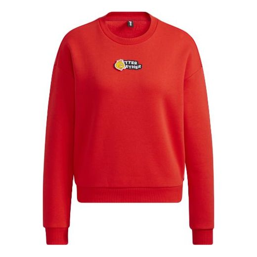 (WMNS) adidas neo x sesame Street Sweaters 'Red' HD7277