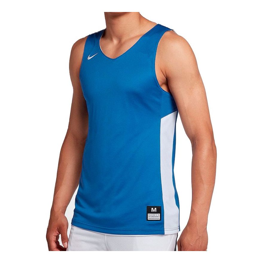 Nike M Nk Tank Reversible Breathable Casual Sports Vest Blue 867766-494