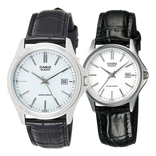 CASIO General DRESS Japan / South Korea Fashion Couple White Analog MTP-1183E-7A&LTP-1183E-7A